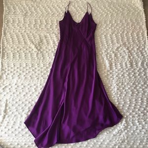 Satin slip dress